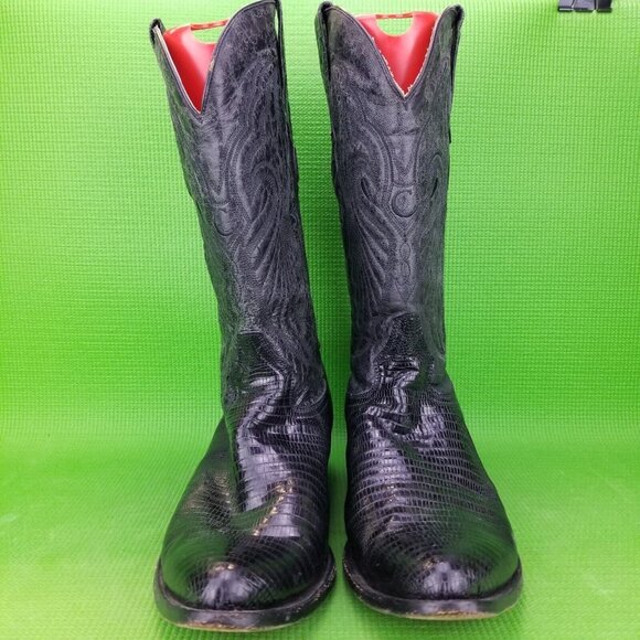 ✅ Mens 13.5 Cuadra Boots Genuine Leather + Teju Lizard Cowboy Western Boots main image 10